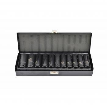 Awtools Steckschlüssel + Schlagzange Set 1/2, 11 CZ, 10–24 mm – Black Line Edition