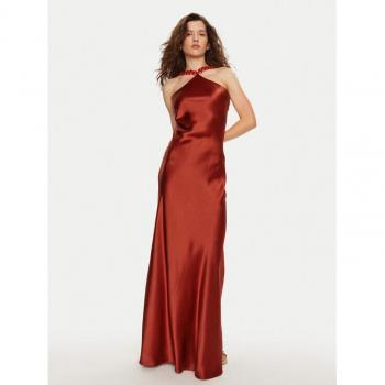 STAUD Abendkleid Cadence R24P2214SA Rotes Slim Fit Kleid