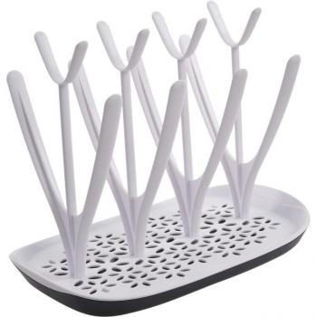 Repisa Drenadora para Botellas 8+ Accesorios – Blanco