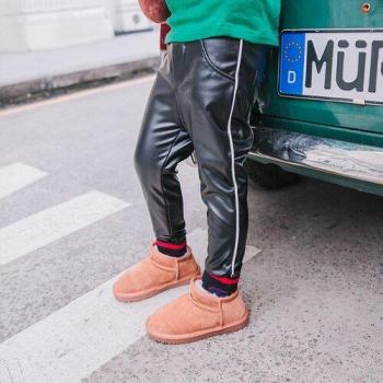 Pantalons épais en polaire pour enfants