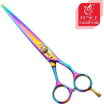 Fenice Straight Cutting Shears for Dogs 6.25/6.75/7.5/8.5 Inch Japan 440C
