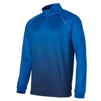 Ellesse 2024 Mens Tutona Half-Zip Shirt (Blue, L)