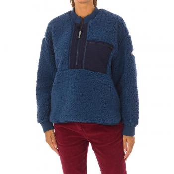 Felpa Sherpa Donna NP0A4FNA S Blu