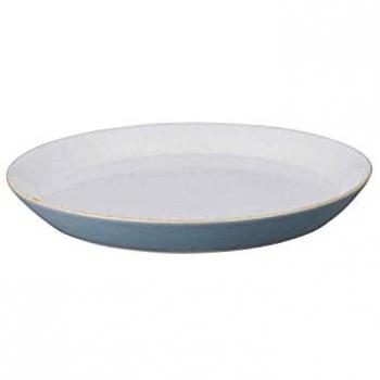 Medium Blue Plate by Denby