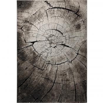 Tapis contemporain marron 133x200