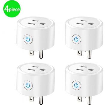 WiFi Mini Smart Plug, Works with Alexa and Google Home, No Hub Required, Remote Device Management