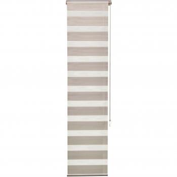 Blindecor Indus Double Layered Roller Blind Night and Day Off-White 37x180 cm