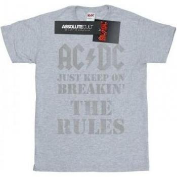 T-shirt Garçon AC/DC Just Keep On Breaking The Rules 12-13 ans