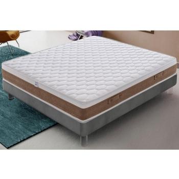 Matelas Relax 200x200 Mousse HR et Ressorts Ensachés 22 cm