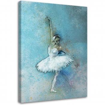 Ballerina Feeby Canvas Inchiostro Blu 40x60