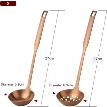 2-Piece Cooking Tool Set: Stainless Steel Ladle and Skimmer