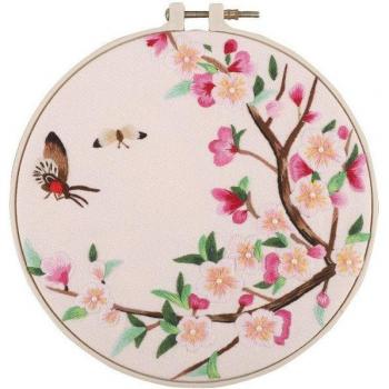 Kit de Bordado de Flores para Decoración del Hogar