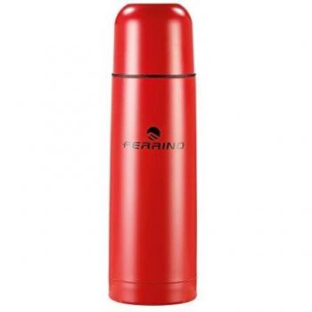 Termo Ferrino 0,75 LT para Acampada y Senderismo Rojo