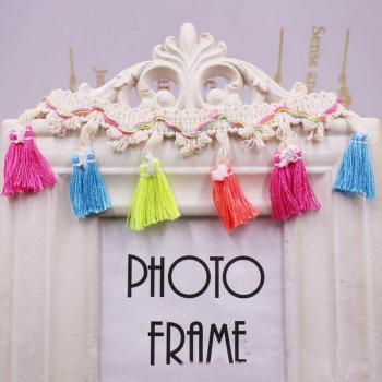 Cotton lace fringe trim