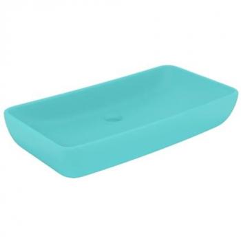 Lavabo rettangolare ceramica verde chiaro 71 x 38 cm di alta qualità