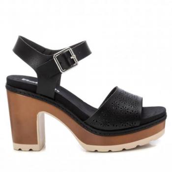 Sandales à talons Refresh pour femmes, noir, 8‑10 cm, boucle, EU 39 (model 17278104)