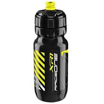 Race One XR1 600 ml Hydrationsflasche – Farbenkombination Schwarz, Gelb & Weiß