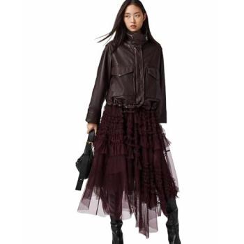 Tulle rouge, coupe femme – AllSaints Jen – Taille 14 (UK)