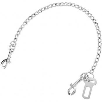 Heavy Duty Dog Car Leash with Double Clip and Stainless Steel