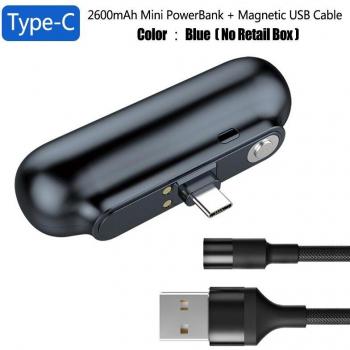 Kompakte 2600mAh Power Bank für iPhone und Xiaomi