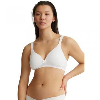 Damen T-Shirt-BH ohne Bügel, Naturana, 95B, weiß