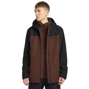 Jack Wolfskin Outdoor‑Jacke Taubenberg 3in1 – Braun, Herren, Größe S