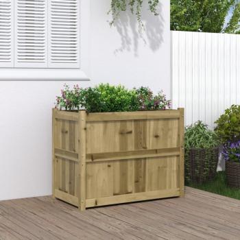 VidaXL Garden Planter 35.4x19.7x27.6 Impregnated Wood Pine