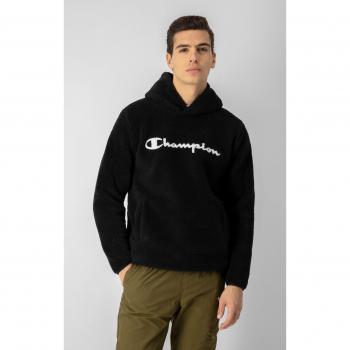 Sudadera con Capucha Fleece Negra de Champion