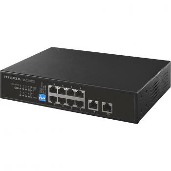 IP Camera PoE Supply Hub 10‑Port, L2, 120W – Iodata Japanese