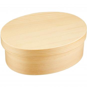 Bamboo-Style Single Layer Lunch Box, Elastic Band Included – FH01W