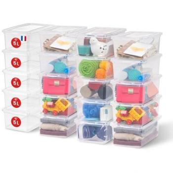 Cajas Versátiles con Tapa Iris Ohyama 20 Unidades