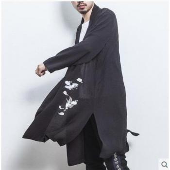 Men's Traditional Chinese Trench Coat KK2380