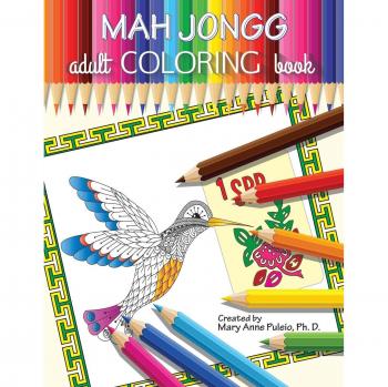 MAH JONGG Adult Coloring Book