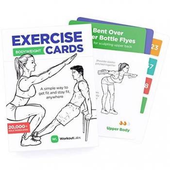 WorkoutLabs Bodyweight Exercise Cards: No Equipment Routines Edition