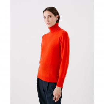 Pull cachemire orange Caroll Dylan B – Femme – M