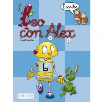 Leo con Alex. Escritura 6. Cuadrícula (Educación Infantil).
