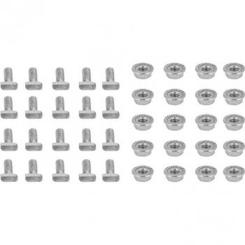 20er Set M6 Edelstahl Flanschschrauben für Gewächshaus