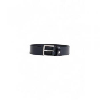 Cintura BOSS Flag Navy Leather