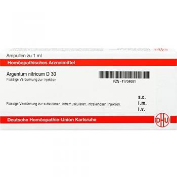 DHU Argentum Nitricum D30 8 Ampullen