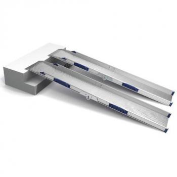 Rampas Plegables de 2.14 m con 2 Rieles