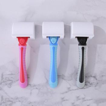 Wall-Mounted Plastic Razor Rack