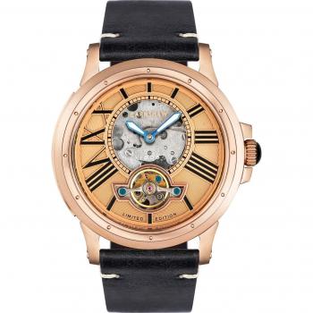 Thomas Earnshaw Bertha Limited Edition Black & Rose Gold Watch