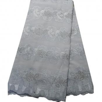 Rose (5 Meter/pc) weiche afrikanische Baumwolle Spitze für Partykleid YPL11567