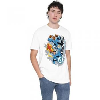 Marvel’s First Family Fandom T-Shirt – White Medium