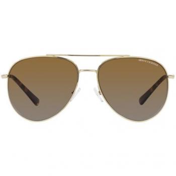 Luxottica AX2043S Herren-Sonnenbrille, goldfarbenes Metallgestell