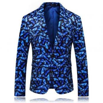 Blazer décontracté carreaux pour hommes – parfait pour événements festifs