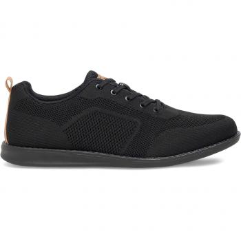 Lanetti Herren Halbschuhe MP07-81065-25 Schwarz