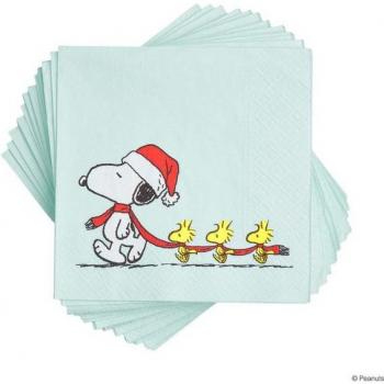 Butlers Peanuts Tischservietten 20 × 1 ct – Santa Snoopy