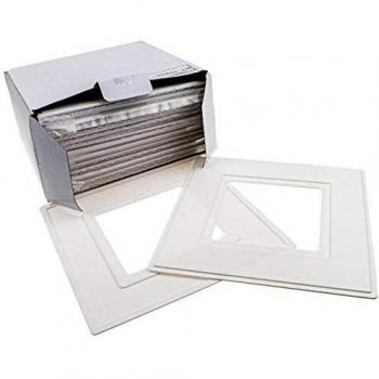 Light Switch Surround Finger Plate White [30 Pack]