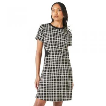 Women's Mono Check Jacquard Dress
